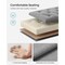 Extra Wide Storage Ottoman Bench with Seat Cushion, Multi Purpose Storage Chest for Blankets Clothes and Home Organization Use